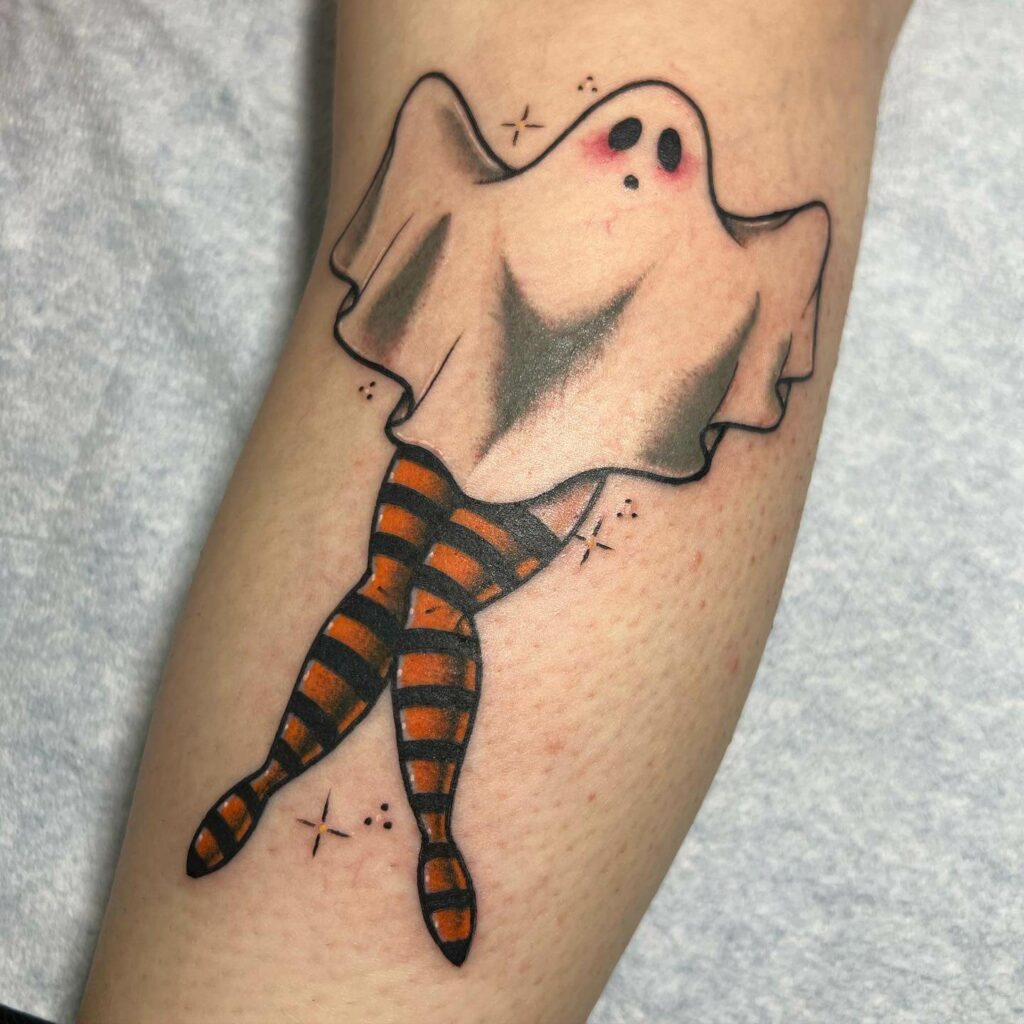 Betty Boop Ghost Tattoo