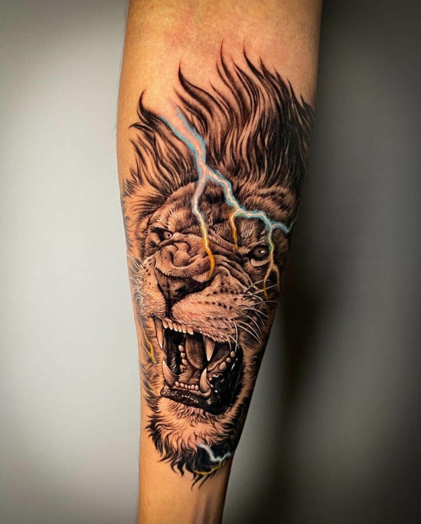 11+ Roaring Lion Tattoo Ideas That Will Blow Your Mind! alexie