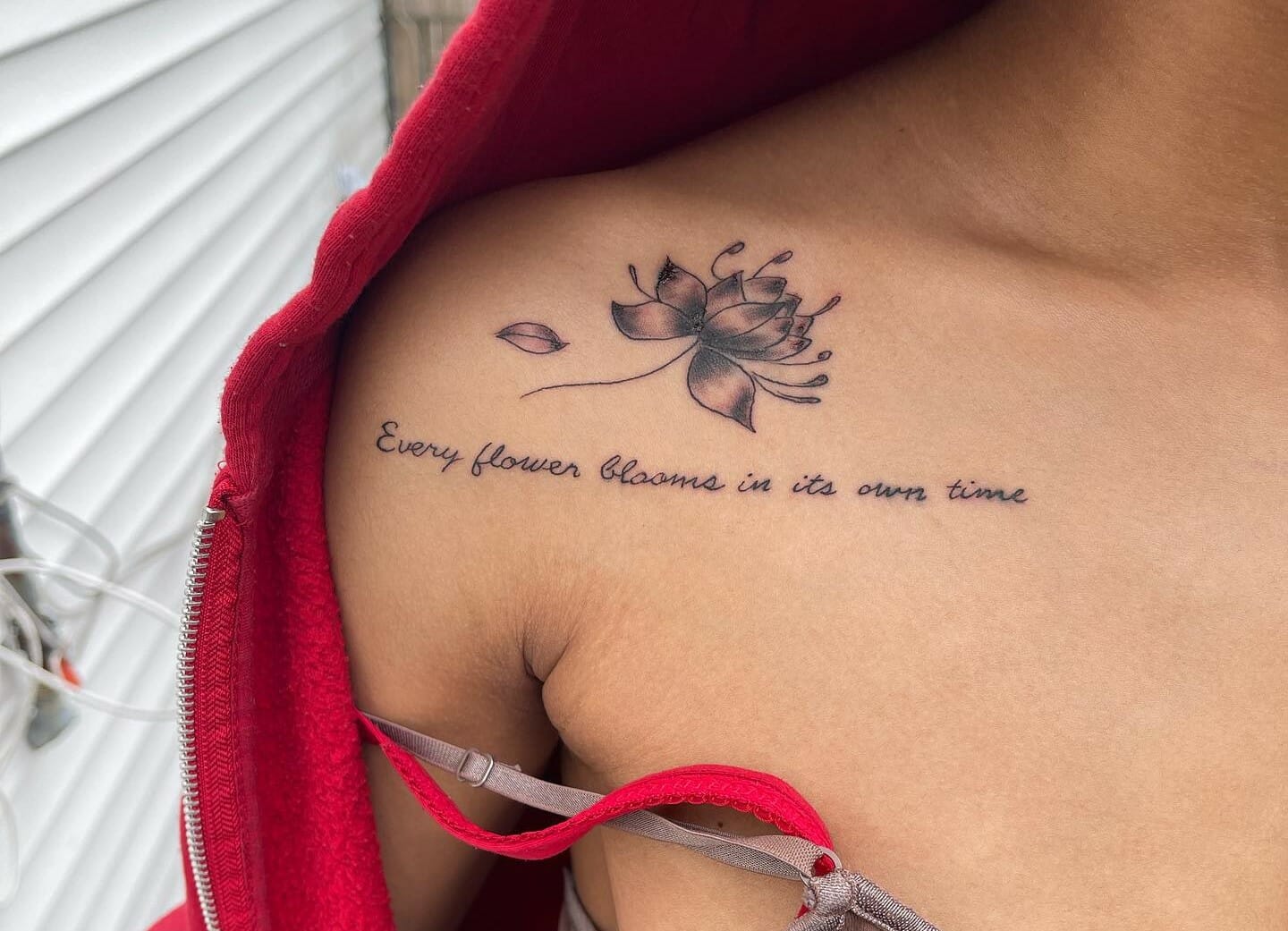 11+ Flower Quote Tattoo Ideas That Will Blow Your Mind! - alexie