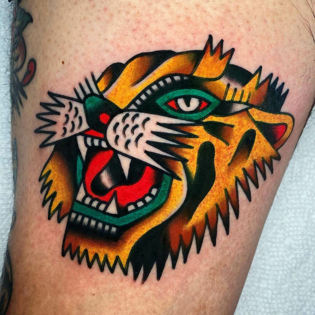 The Tiger Flash Tattoo