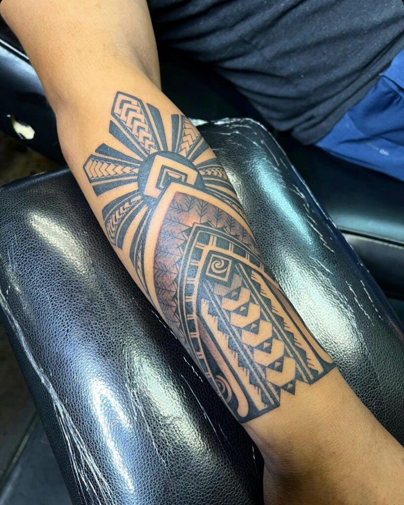 Filipino Small Abstract Tattoo Sleeve