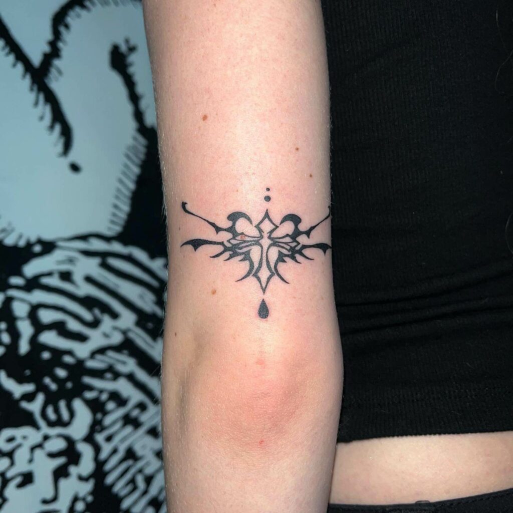 Floral Cross Temporary Tattoo  Small Cross Tattoo  Religious  Etsy Israel