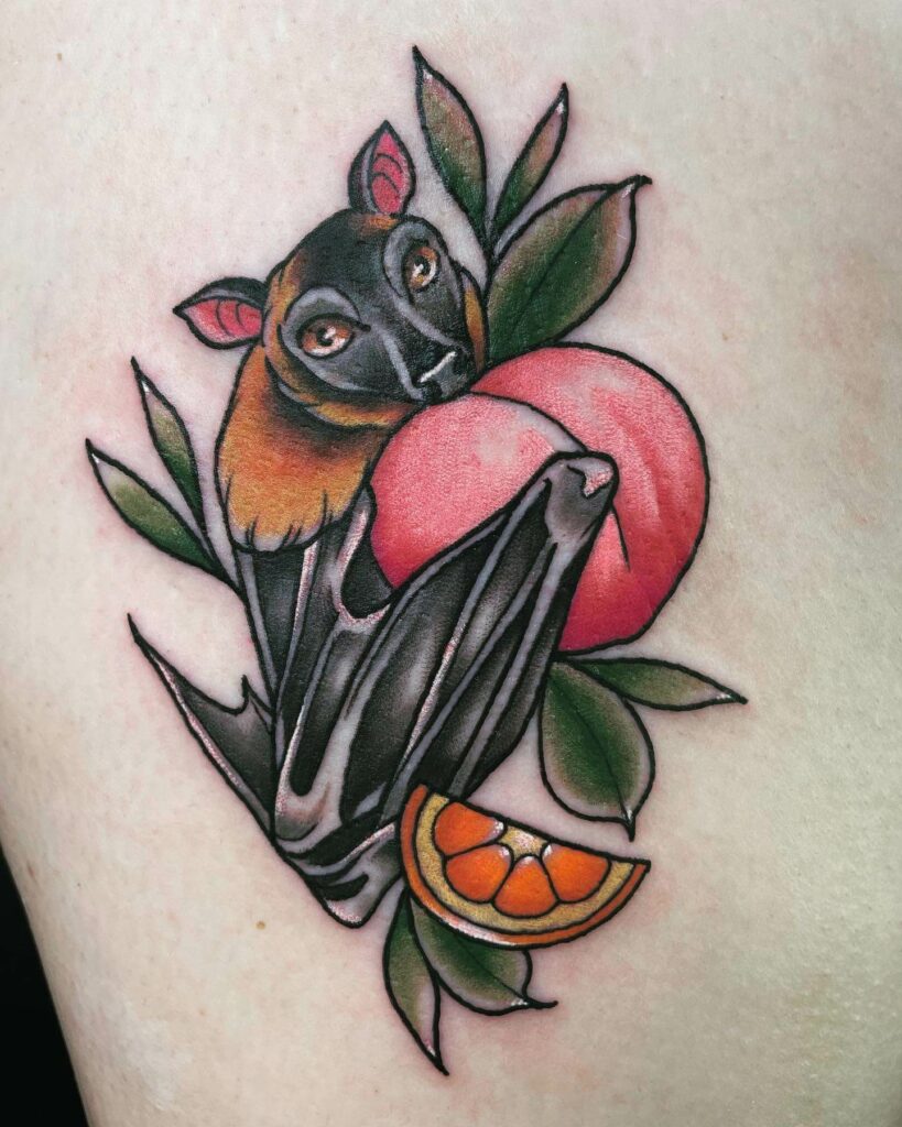 The Bat With The Peach Tattoo Ideas