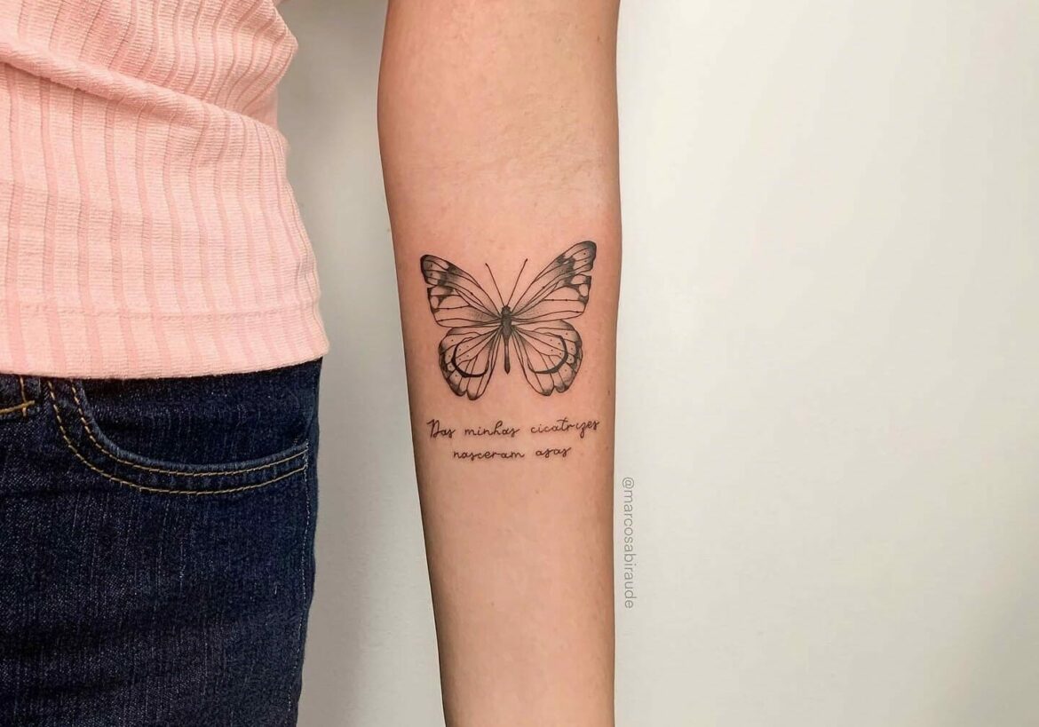 11+ Female Butterfly Forearm Tattoo Ideas That Will Blow Your Mind Away!