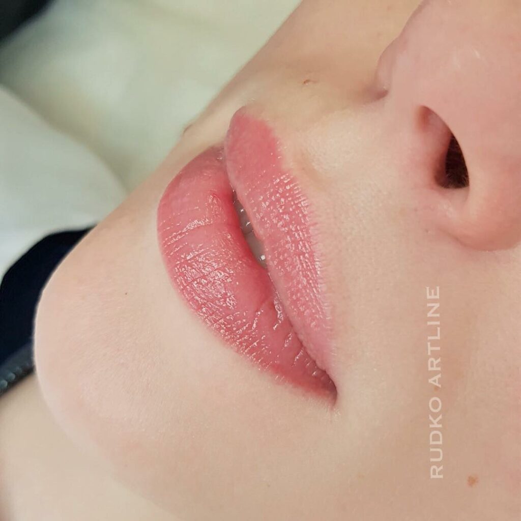 Amazing Lips Tattoo For Women