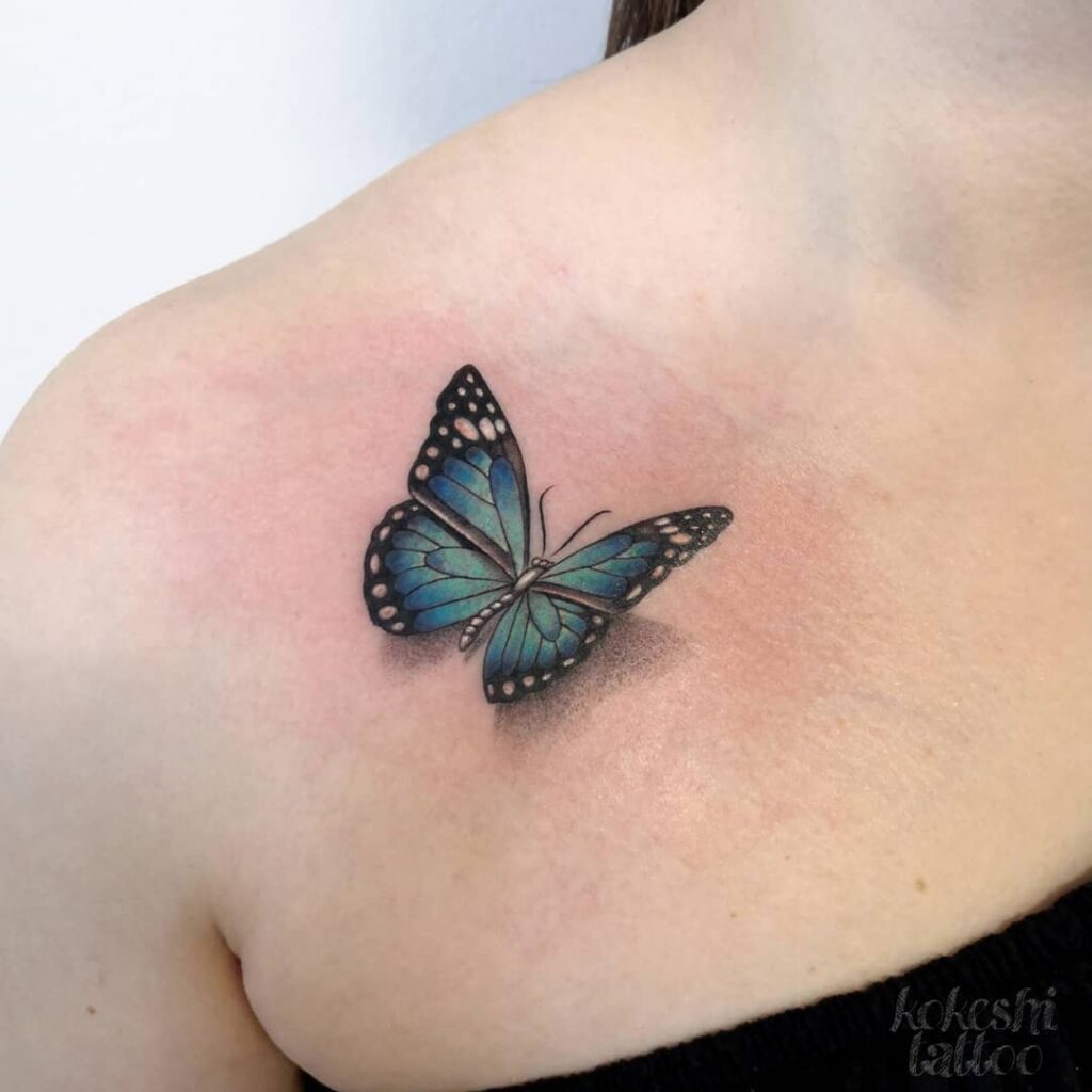 100 Green Butterfly Tattoo Design png  jpg 2023