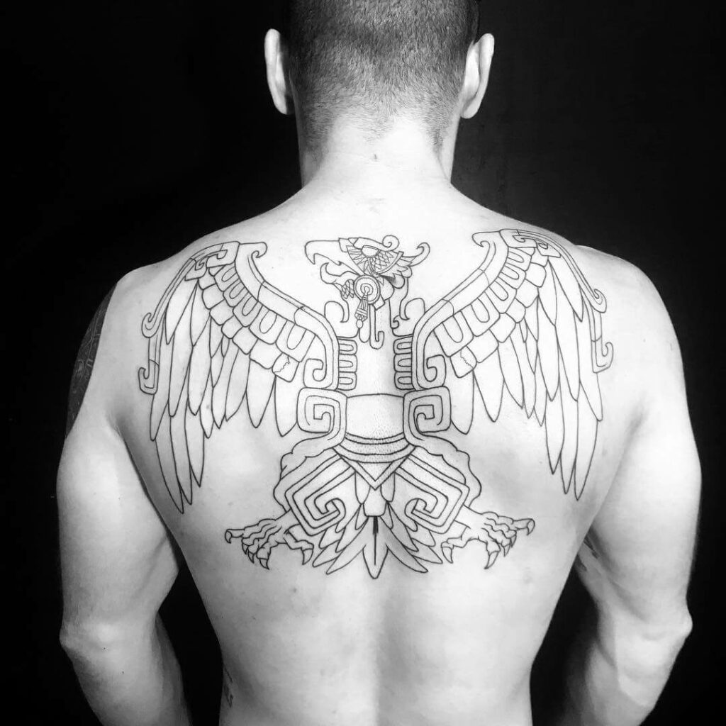 Amazing Aztec Eagle Tattoos To Symbolize Strength