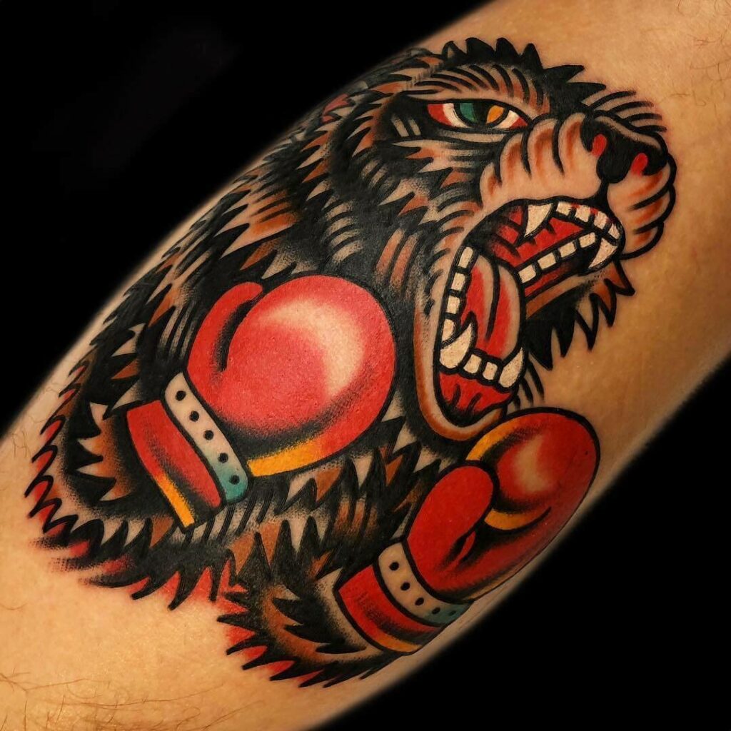 The Badass Big Bear Tattoo