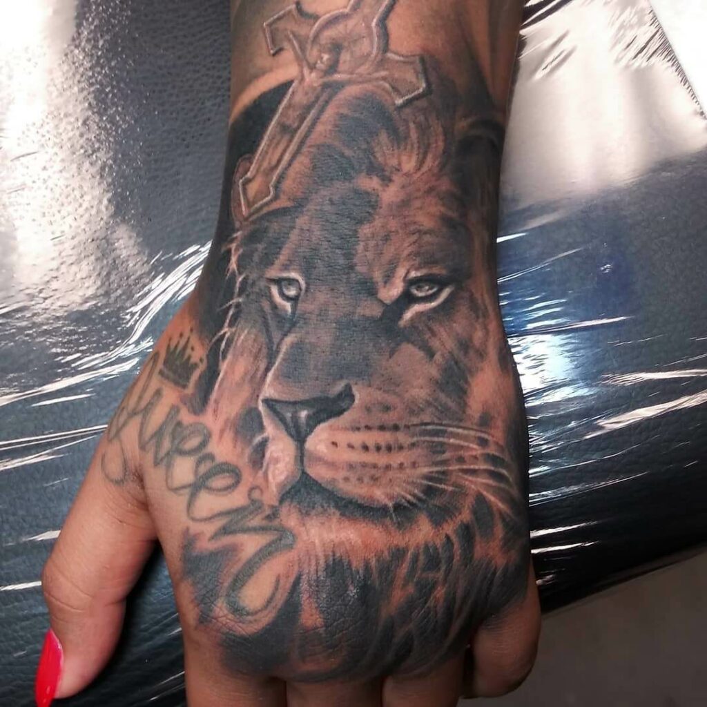 The Lion Eyes Tattoo
