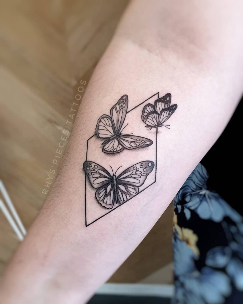 The Traditional Butterfly Tattoo