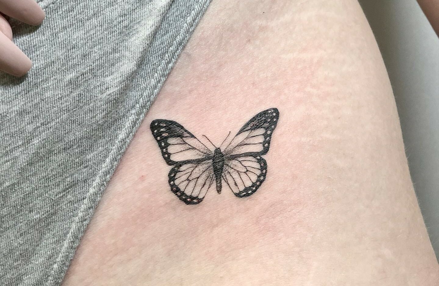two butterfly on hip tattooTikTok Search