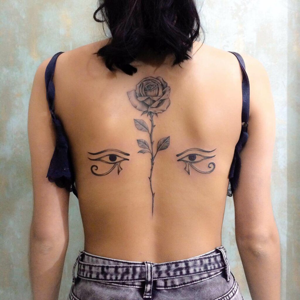 Ruby Rose Rose Tribal Design Lower Back Tattoo  Steal Her Style