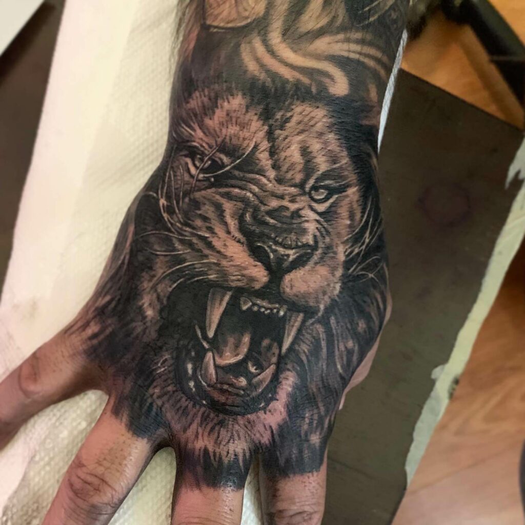 The Roaring Lion Tattoo