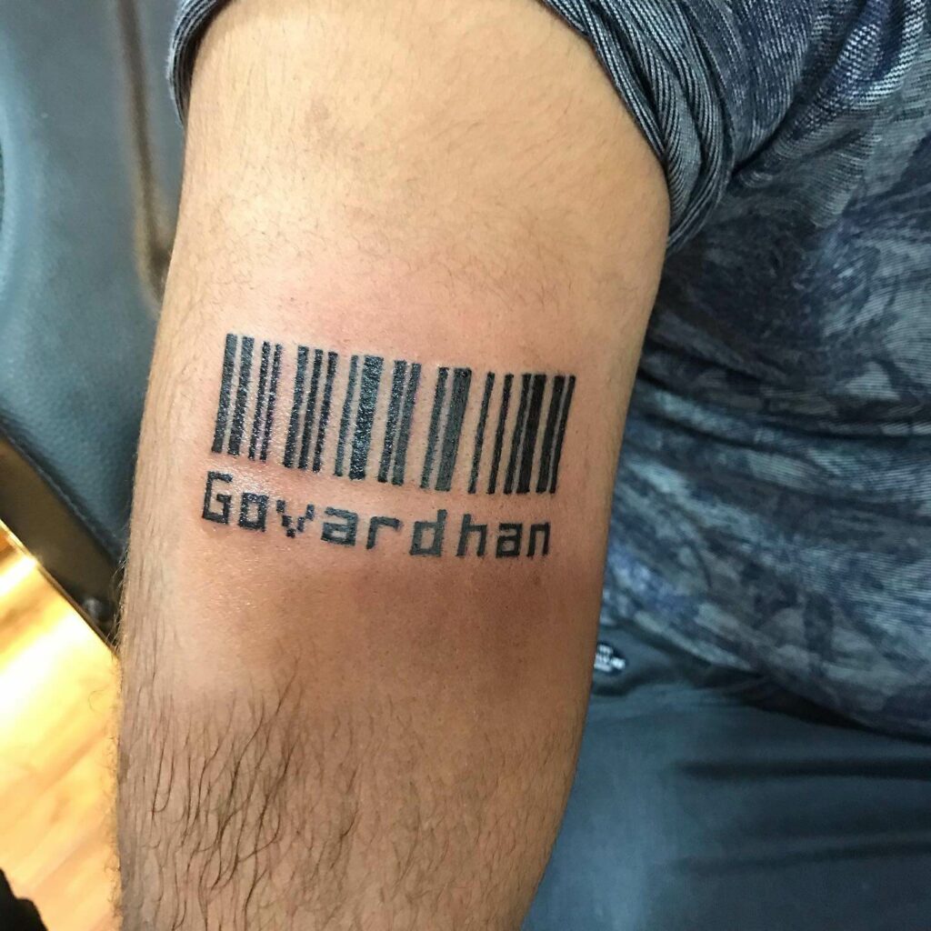 Barcode Tattoo Styles