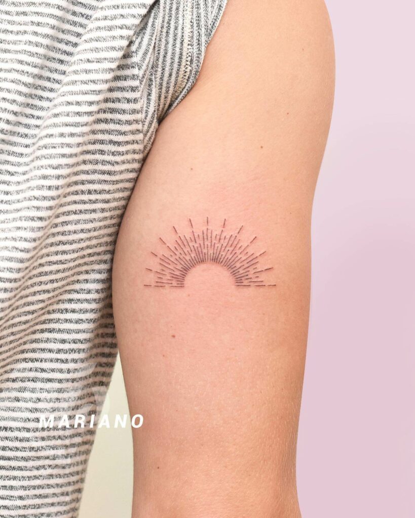 Simple Sunshine Tattoo