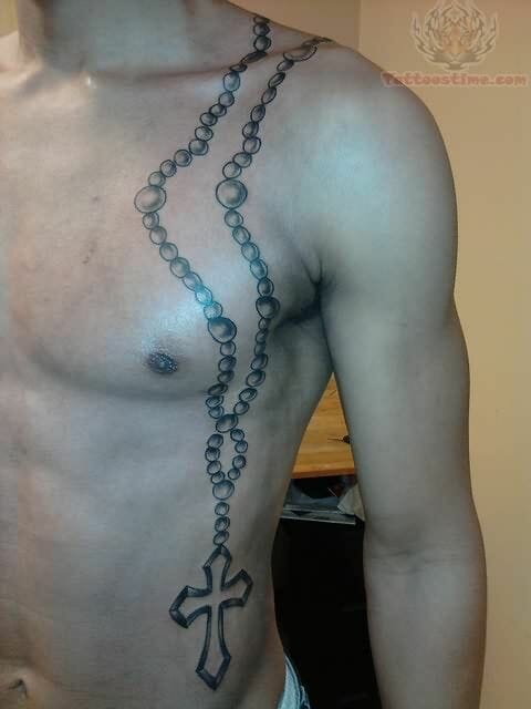 Rosary Body Tattoo