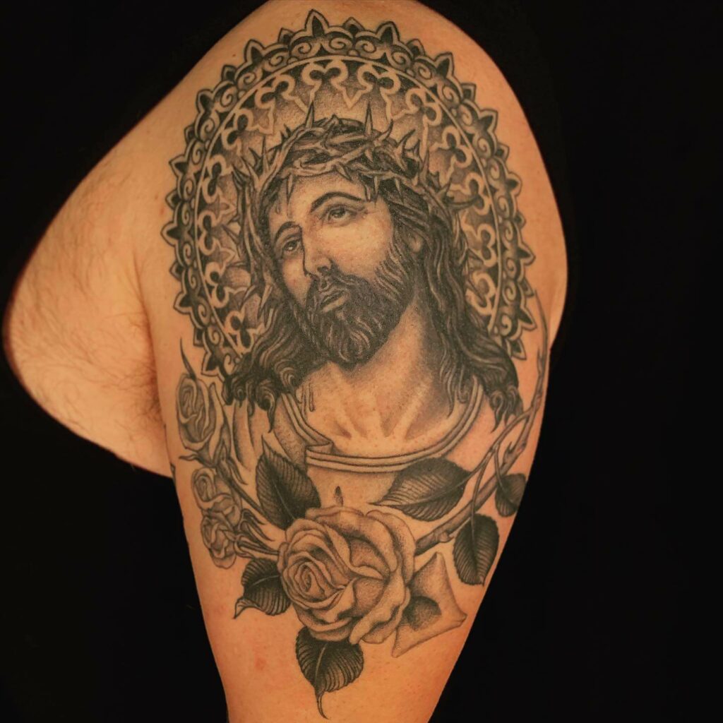 Religious Dedication Tattoo