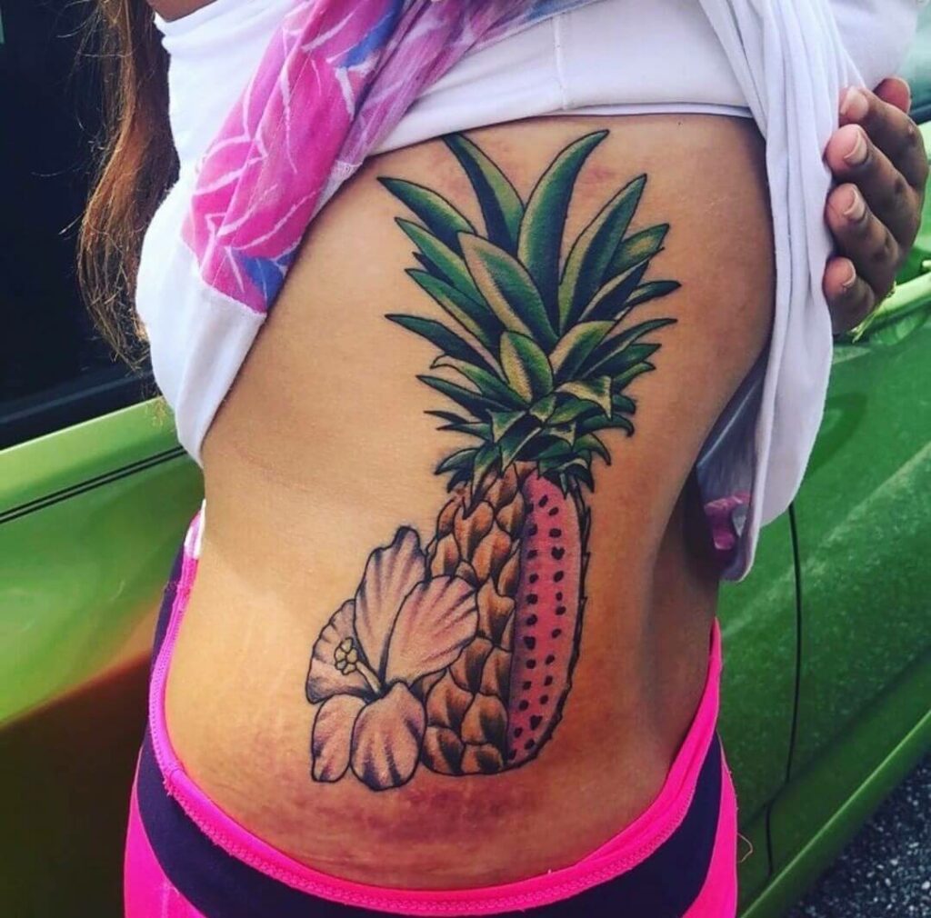 Fruit Fusion Pineapple Tattoo