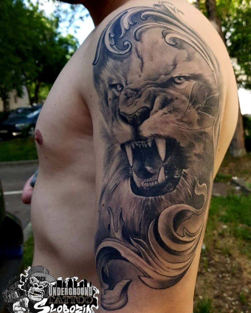 Top 73 Lion Chest Tattoo Ideas  2021 Inspiration Guide