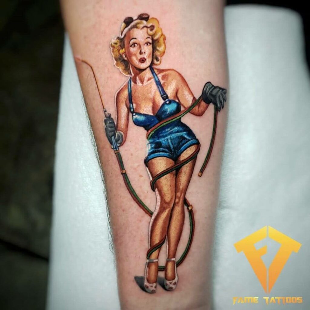 Marilyn Monroe Inspiring Welding Tattoo Ideas For Women