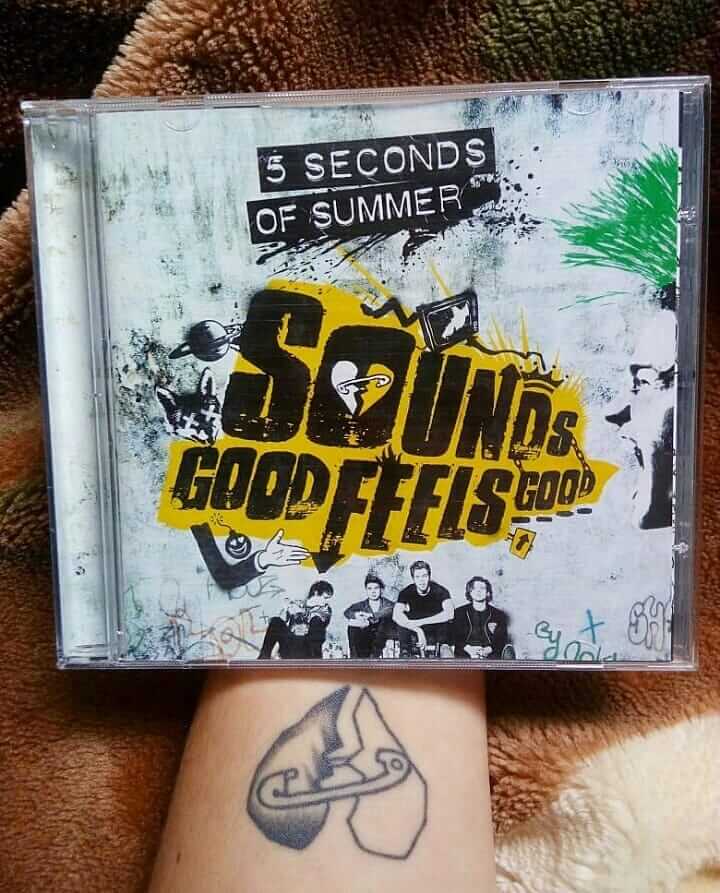 A 5sos Album Inspired Heart Tattoo