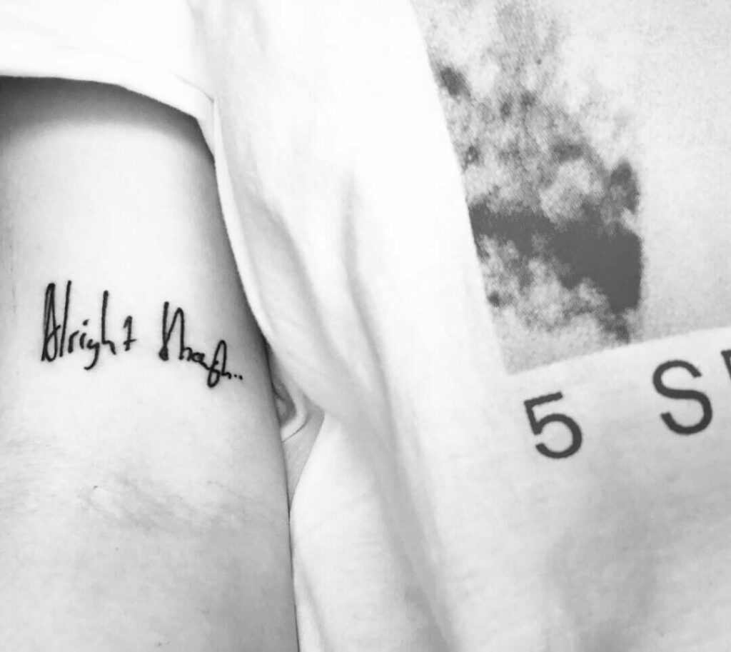 A 5sos Lyrical Tattoo