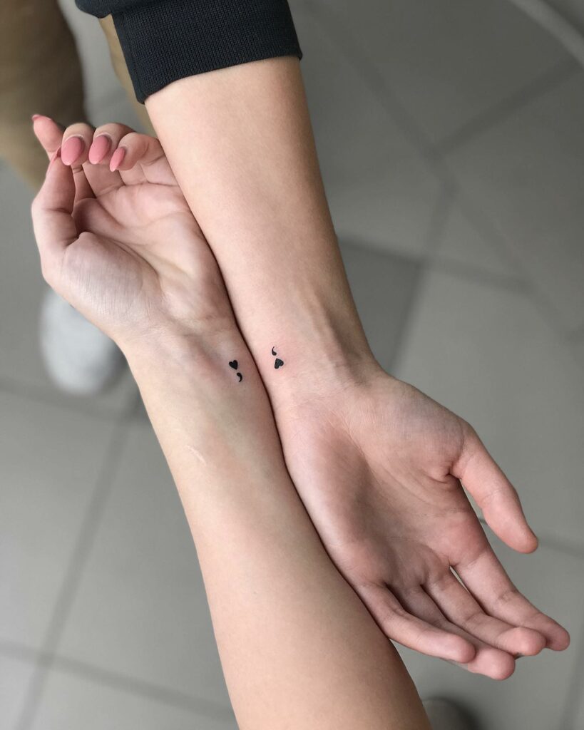 A Connection of Hearts Tattoo