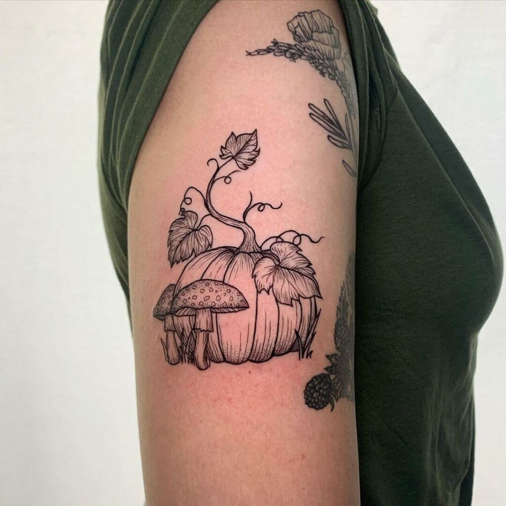 11+ Cute Pumpkin Tattoo Ideas That Will Blow Your Mind!