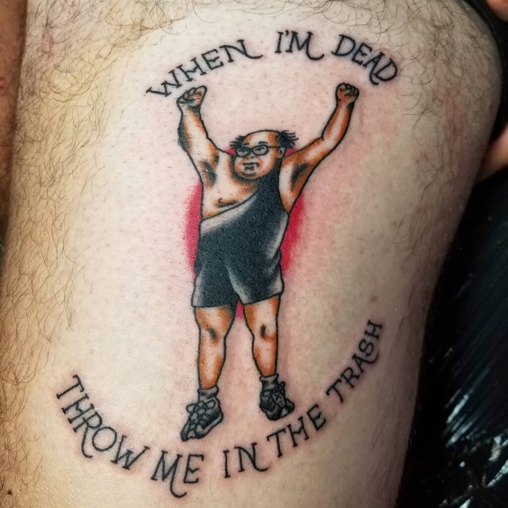 A Funny Danny DeVito Tattoo