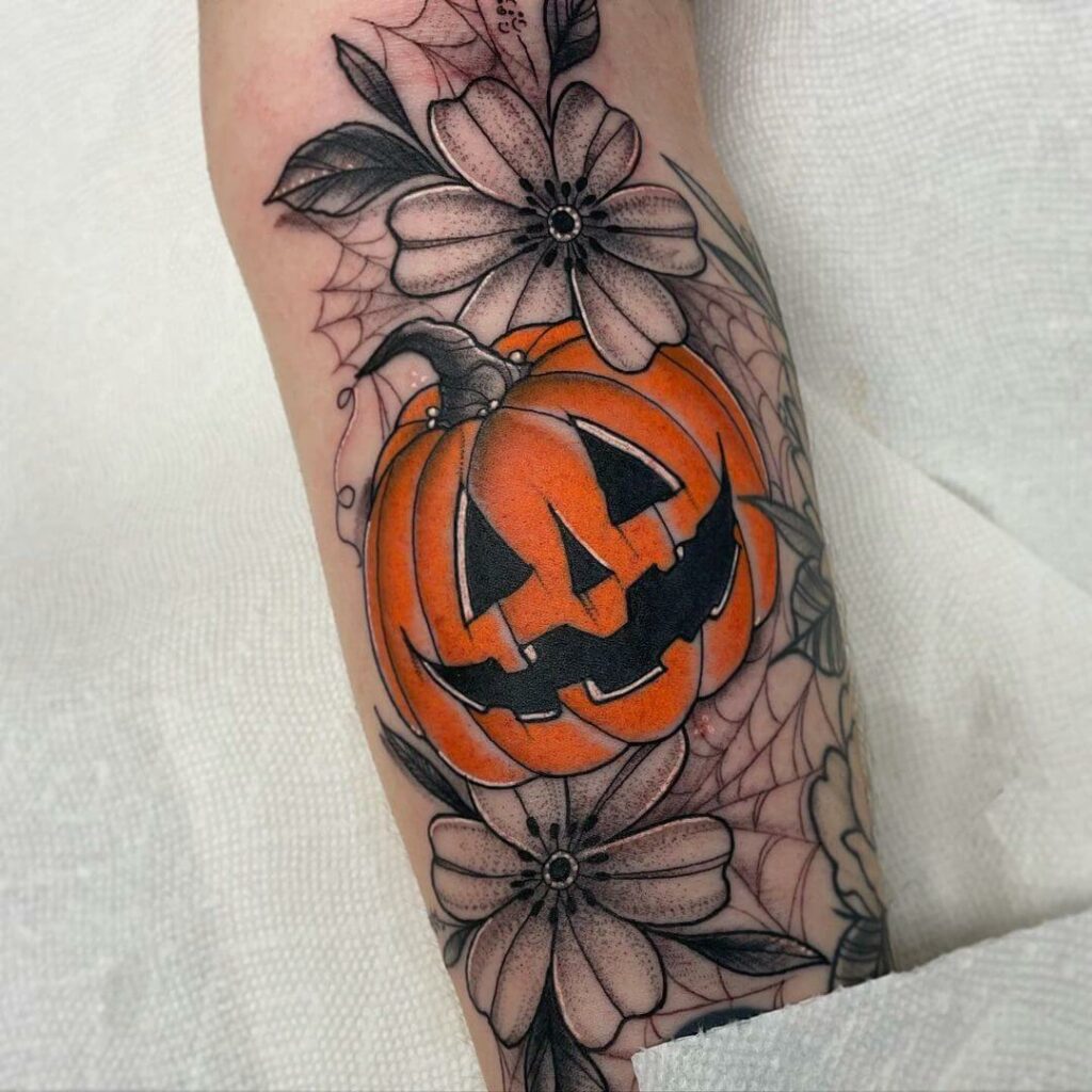 11+ Cute Pumpkin Tattoo Ideas That Will Blow Your Mind! alexie