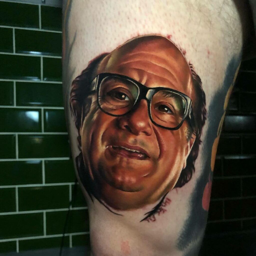 Danny Devito tattoo