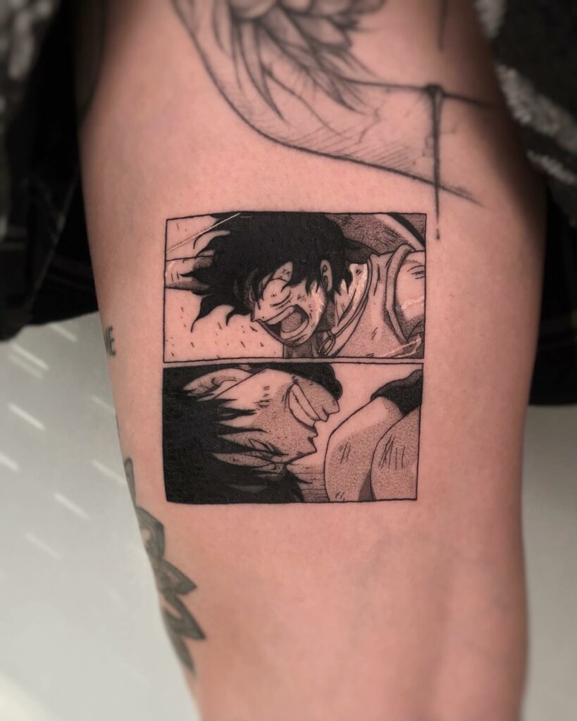 Ace And Luffy Tattoo