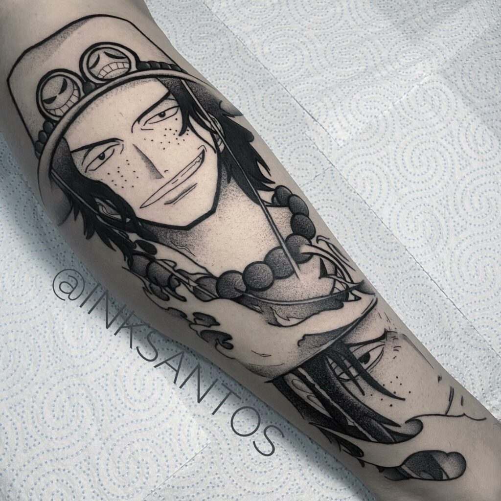 Ace Tattoo Forearm Design