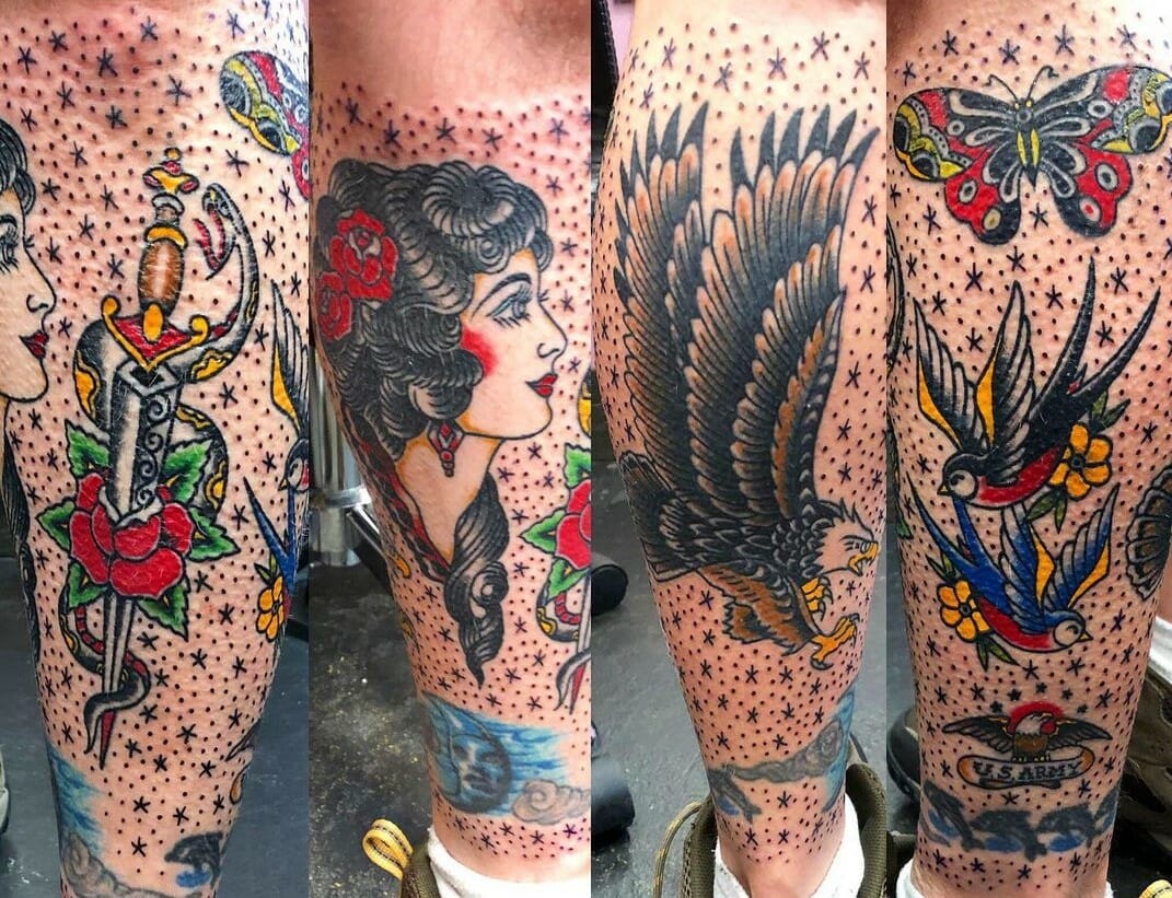 Traditional Tattoos Melbourne  American  Neo Traditional Tattoos  Vic  Market Tattoo