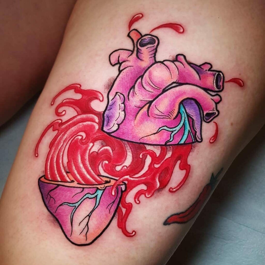 broken heart tattoo design  love tattoo designs  YouTube