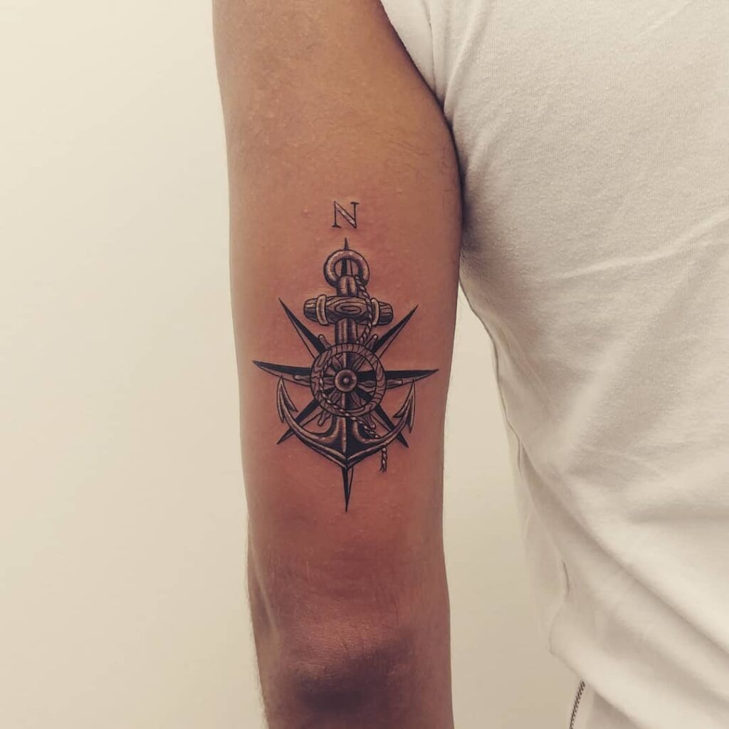 Mumbai Tattoo Studio  Anchor and compass  tattoo on forearm by Big guys  tattoo piercing parlour Mumbai mumbaitattoo anchortattoo compasstattoo  wrist forearmtattoo tattoos bigguystattoo 9699735303  Facebook