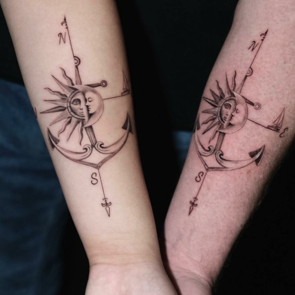 63 Most Beautiful Sun and Moon Tattoo Ideas  StayGlam