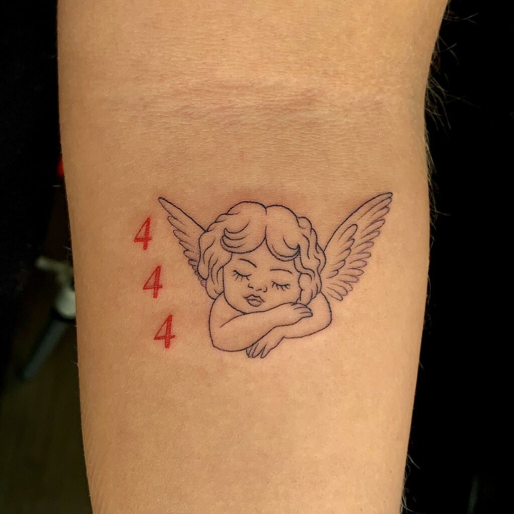 Angel Number Tattoo Design