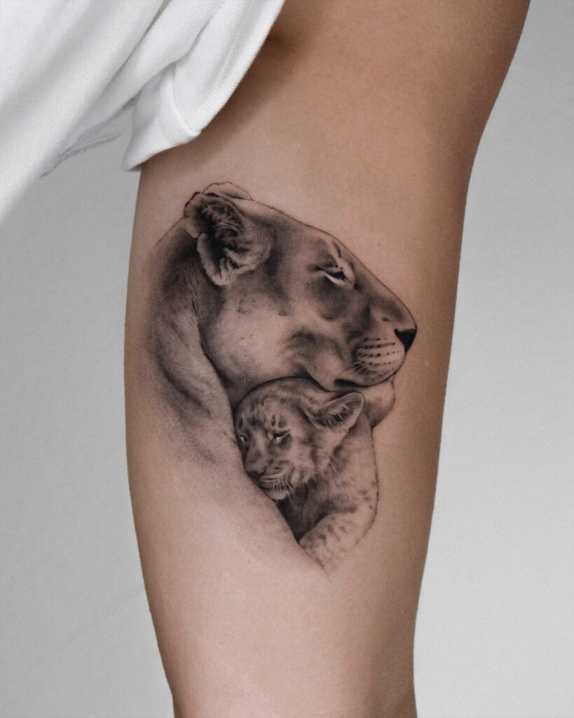 Animal Mother Tattoo