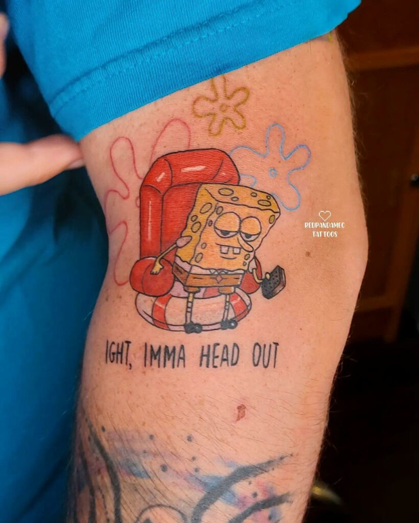 Spongebob Meme Tattoo Quotes