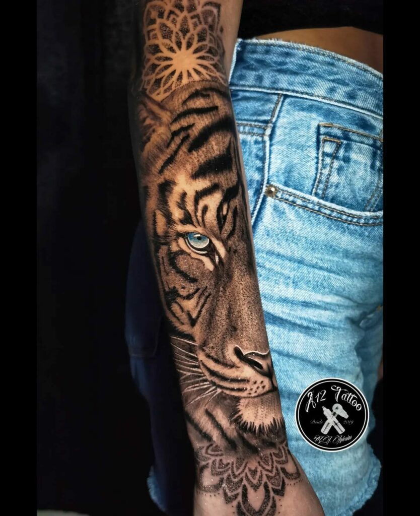 Columbus OH Tattoos on Instagram Before  After nathanvarneyart  reworked these two big cat tattoos and gave them new life The Lion piece  is still a work in progress but