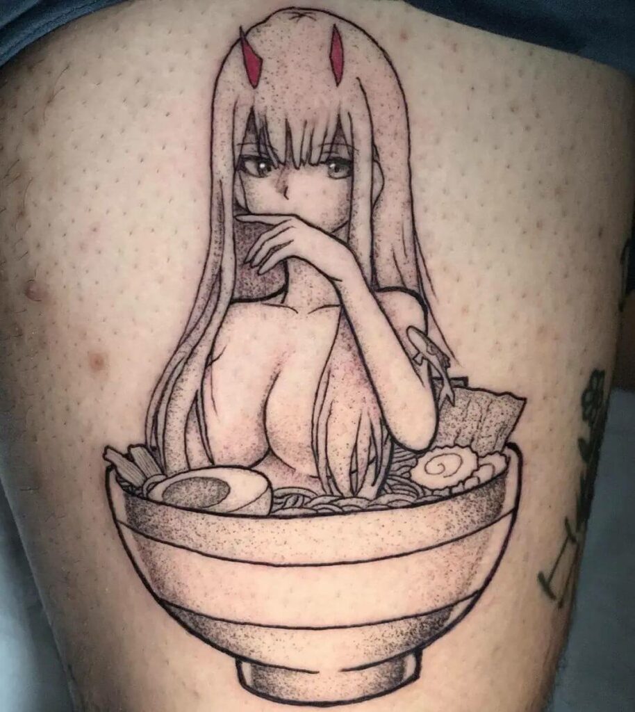 Zero-Two With A Food Tattoo
