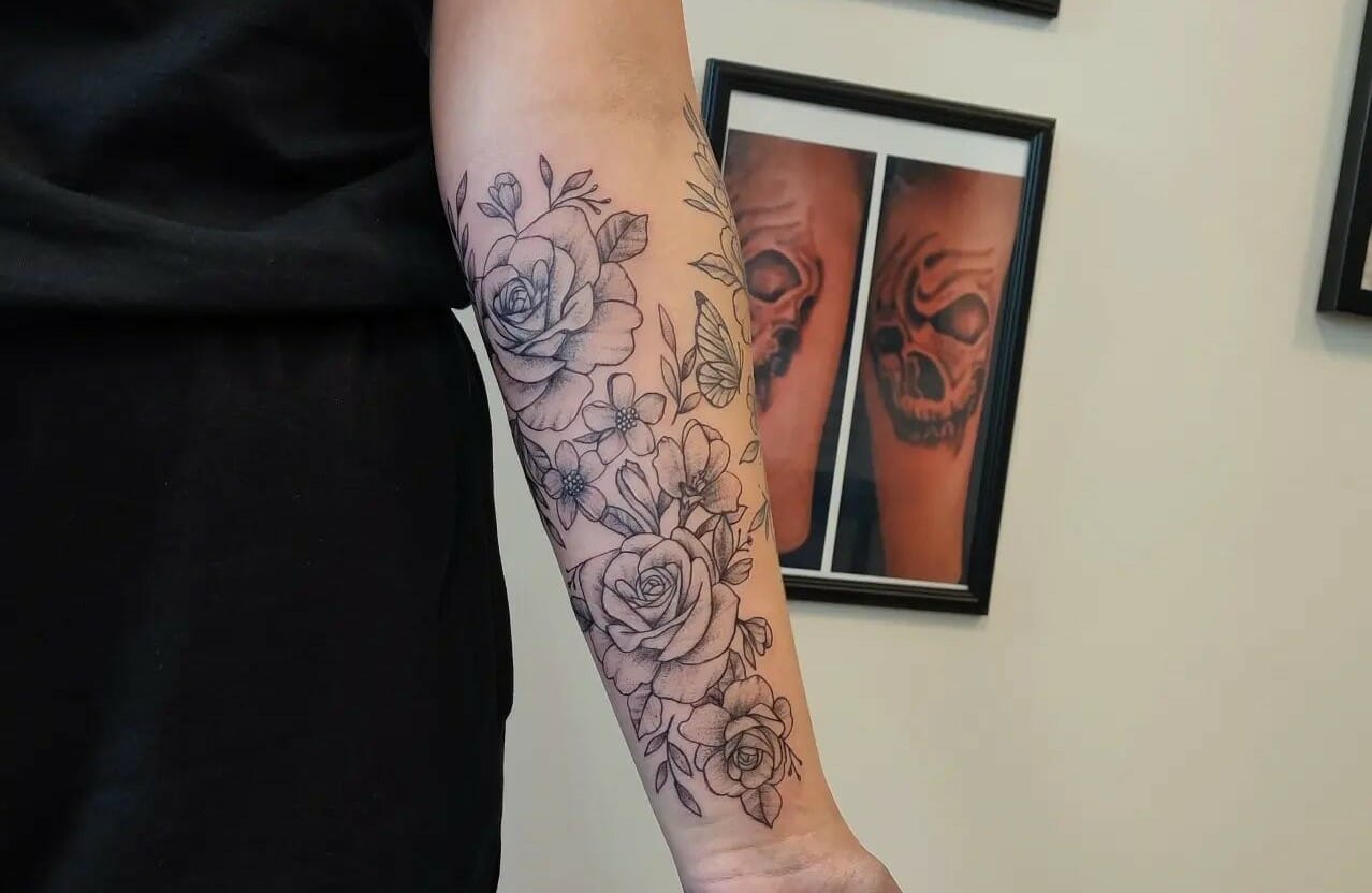 11+ Female Flower Sleeve Tattoo Ideas That Will Blow Your Mind! - alexie