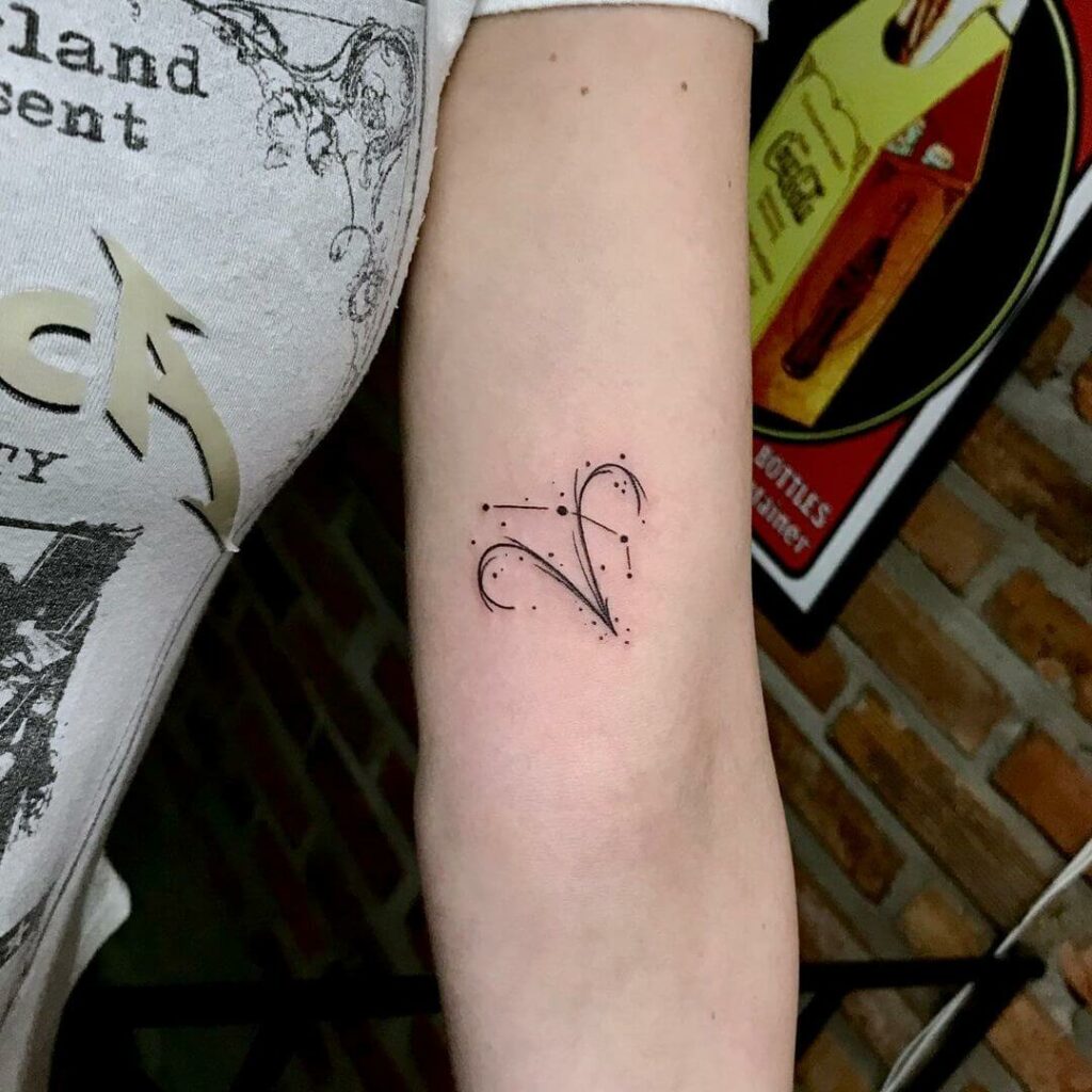 11+ Aries Constellation Tattoo Ideas You'll Have To See To Believe! - alexie