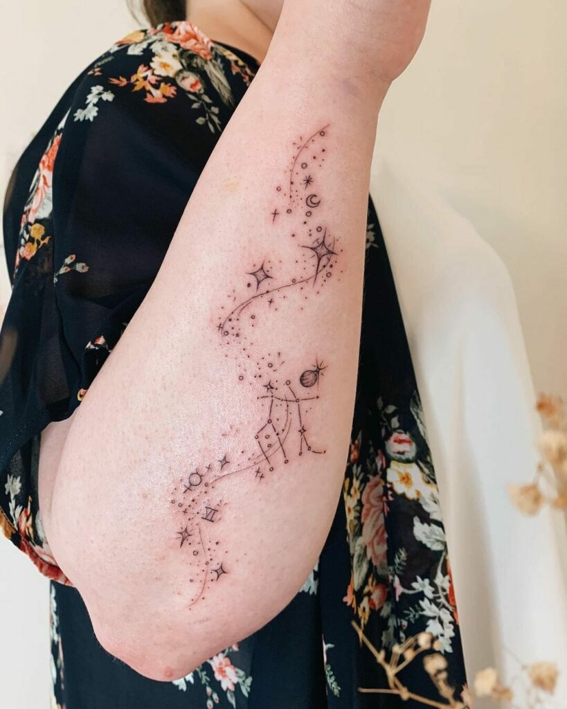 40 Best Gemini Constellation Tattoo Ideas 2023