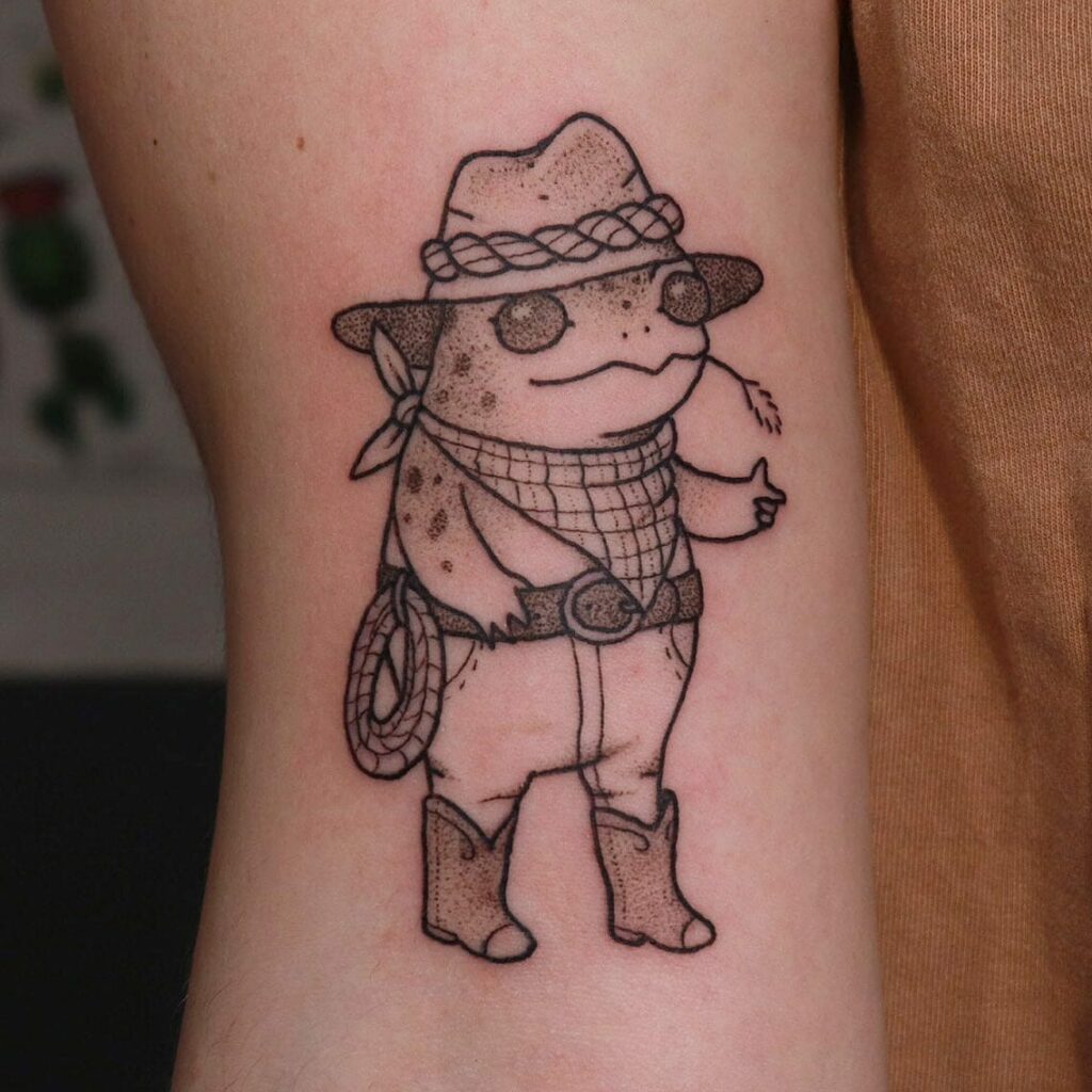 Artistic Frog Tattoos to Represent Your Thoughts