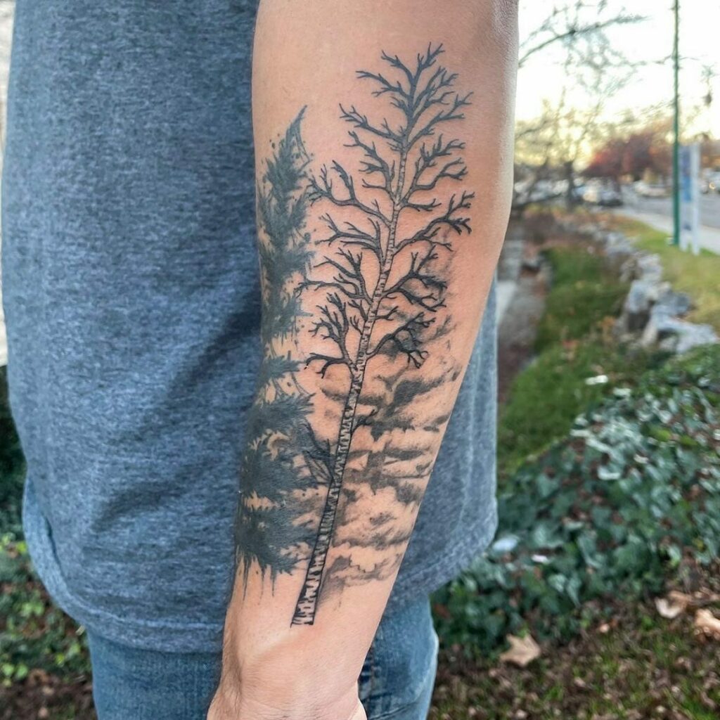 23 Amazing Tree Calf Tattoos