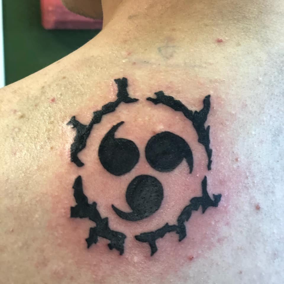 Awesome Sasuke Curse Mark Tattoo