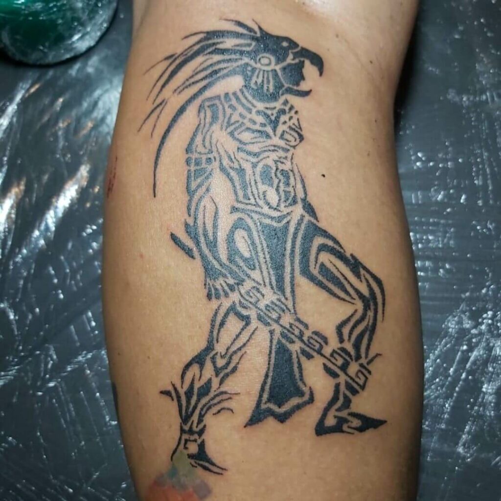 Tribal Aztec Tattoos honor Ancient Warriors  Ratta TattooRatta Tattoo
