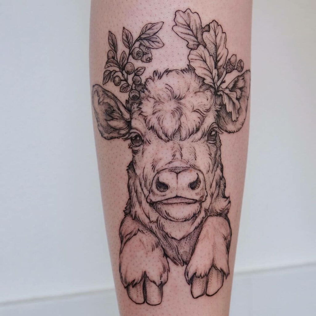 Highland Cow tattoo highlandcow highlandcowtattoo  Bull tattoos Cow  tattoo Highland cow tattoo